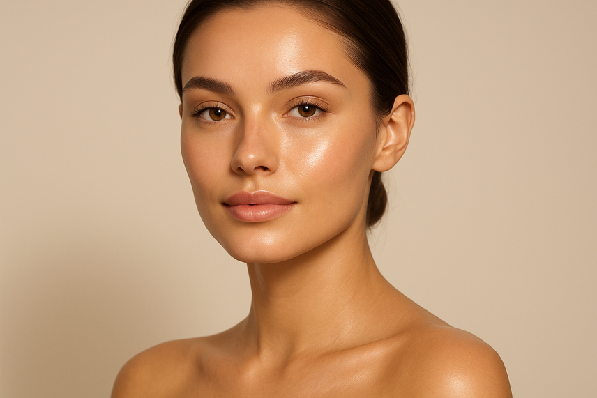 model showing face beauty for my prduct